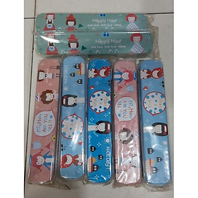 combo 2 hộp đựng bút sắt mini ( giao mầu ngẫu nhiên)
