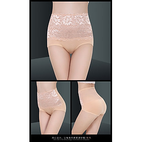 Sét 5 Quần Lót Nữ Cỡ Đại Cotton Phối Ren Cạp Cao Gen Bụng