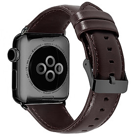 Dây Da Classic cho Apple Watch Series 4/5/6/7/8/9/10/11/SE2,3 & Apple Watch Ultra 1/2/3 Size 40/41/42mm & 44/45/46/49mm - Hàng Chính Hãng