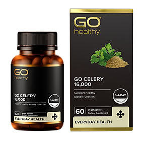Viên gout nhập khẩu chính hãng New Zealand GO CELERY 16000mg (60 viên) giúp giảm các triệu chứng bệnh gút: giảm uric acid, làm giảm triệu chứng sưng đau do gut