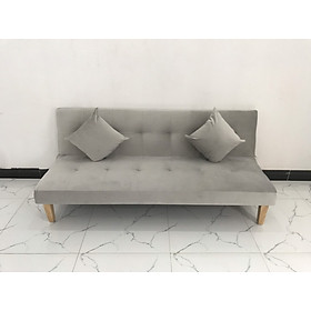 Mua Ghế sofa giường nằm xám vải nhung nhiều kích cỡ