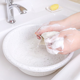 Mua Thau nhựa tròn vân đá - Hàng nội địa Nhật Bản (#Made in Japan)