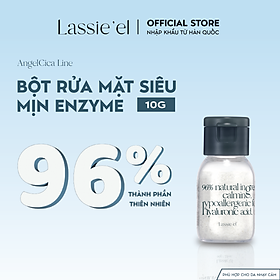 Bột rửa mặt chống lão hóa enzyme Lassie'el 10g chiết xuất từ thiên nhiên sạch sâu ẩm mịn