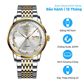 Đồng Hồ Nam PAGINI Máy Quart Cao Cấp - Dây Thép Không Gỉ Siêu Bền