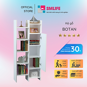 Mua Giá sách gỗ công nghiệp thiết kế độc đáo SMLIFE Botan