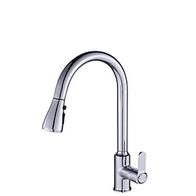 Vòi bếp rút dây, vòi rửa chén rút dây, vòi bếp nóng lạnh