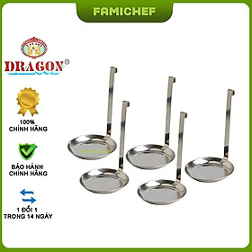 Mua Bộ 5 khuôn làm bánh Tôm inox 304 Dragon D087