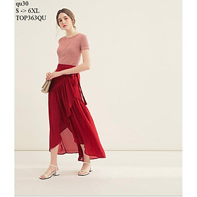 SKIRT277 CHÂN VÁY MAXI TÀ XÉO