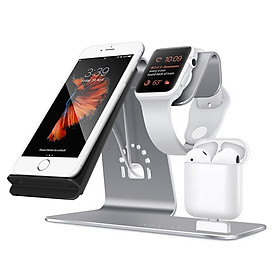Sạc Không Dây 3 Trong 1 Dành Cho Iphone/ Iwatch/ Airpod/ Samsung S8