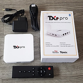 Android Tivi Box TXP Pro Truyền hình vtvcap On Bản Quyền HĐH Android 9 Ram 2G Rom 16G Chip Amlogic 905 - Hàng Chính Hãng