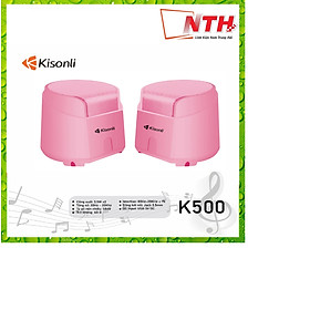 Mua Loa 2.0 Kisonli K500 Pink LED - HÀNG CHÍNH HÃNG