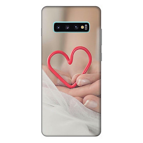 Ốp lưng cho điện thoại Samsung S10 Plus hình Tình Yêu