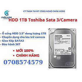 Mua Ổ Cứng HDD Toshiba 1TB (1000Gb) 3.5 inch SATA 3 7200 Prm dùng cho đầu ghi camera - Hàng chính hãng