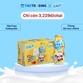 Thùng Fristi Hương Đào Tiên Nhật Bản 48x80ml