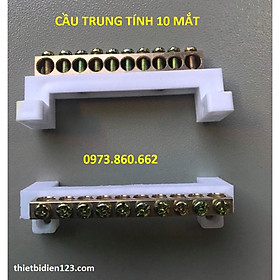 Mua Cầu đấu trung tính 5 mắt  7 mắt   10 mắt  20 mắt có đế nhựa - Cầu mát cao cấp