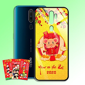 Ốp Lưng Kính Cường Lực cho điện thoại Oppo A9 2020 - 0383 7956 HPNY2020 10 - Tặng kèm bao lì xì Chúc mừng năm mới - Hàng Chính Hãng