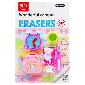 Vỉ Gôm Tẩy Wonderful Campus DIY - Qihao QH-8369 - Mẫu 2