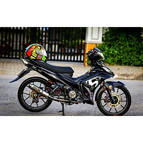 Tem rời exciter 135 đen movitar, tem 3 lớp không bay màu