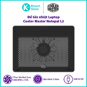 Mua Đế tản nhiệt laptop Cooler Master NOTEPAL L2 - Hàng Chính Hãng