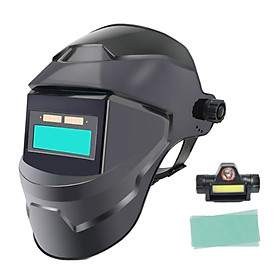 Solar Powered Welding  Large View True Color Welder Welding Face Cover