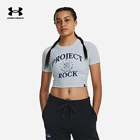 Áo thun thể thao nữ Under Armour Project Rock Q3 Arena - 1380187-441