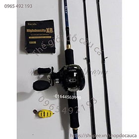 Bộ phần mái ngang 2 đọt shimano kèm phụ kiện