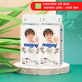 Combo 2 bỉm - tã quần moony natural size l-36 miếng