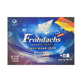 FROHDACHS Laundry Sheet Clean Cotton 120 sheets