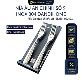 Mua Bộ 6 nĩa chính số 9 inox 304 DandiHome 2020 cao cấp  sang trọng  tinh tế