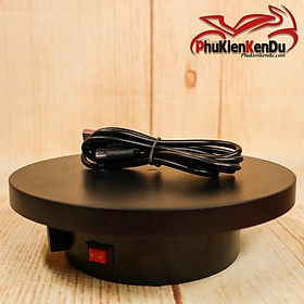 Mua ĐẾ XOAY  BÀN XOAY TRƯNG BÀY SẢN PHẨM 16CM TẢI 5KG  DÙNG PIN HOẶC ĐIỆN 220V  TỐC ĐỘ TÙY CHỈNH