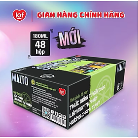 Thùng 48 hộp Sữa chua uống hương chanh tuyết LOF MALTO 180ml/hộp