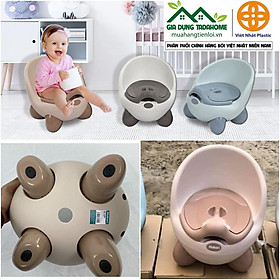 BÔ VỆ SINH TRẺ EM 6 THÁNG ĐẾN 5 TUỔI CHỐNG TRƠN TRƯỢT CÓ CHỖ DỰA -  KHAY ĐỰNG TIỆN DỤNG VIỆT NHẬT HOKORI 5458 - TADAHOME