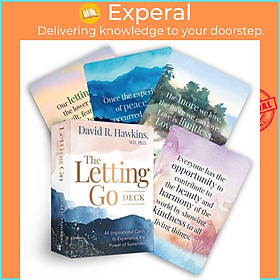 Sách - The Letting Go Deck - 44 Inspirational Cards to Experience the Power  by David R. Hawkins (UK edition, paperback)