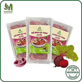 Mì Củ Dền Hapimi 180g - Thực Phẩm Bổ Sung Dinh Dưỡng Cho Cả Gia Đình, Ăn Chay, Healthy, Eatclean