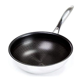 Chảo siêu chống dính sâu lòng lưới tổ ong 32cm