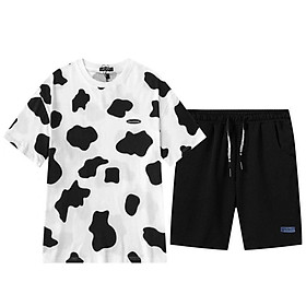 SET BỘ ĐỒ THUN COTTON HOA TIẾT MƠI LẠ CỰC ĐẸP , PHONG CÁCH
