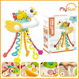 Đồ chơi trẻ bé sơ sinh 1 2 3 4 5 6 tháng tuổi thông minh cầm nắm phát triển tư duy trí não MySun