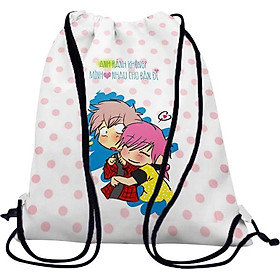 Túi Rút Unisex In Hình Yêu Nhau Cho Bận - BDFU340