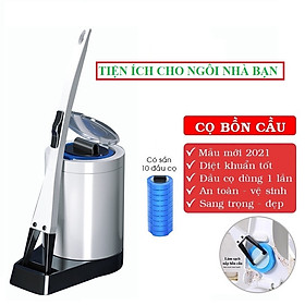 Cọ Bồn Cầu Toilet, Cọ Vệ Sinh Cao Cấp – Đầu Cọ Dùng Một Lần, Cây Gắp Tiện Dụng