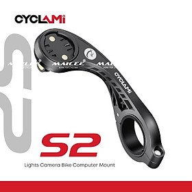 Giá Đỡ Đèn Pin Đồng Hồ Tốc Độ Treo Xe Đạp CYC Giá Gắn Tay Lái Tích Hợp Treo Đèn Và Tốc Độ Gọn Nhẹ Đường Kính 31,8mm