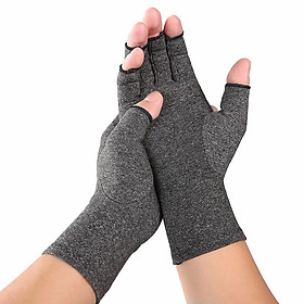 Hình ảnh sách Compression Gloves Hands Arthritis Carpal Tunnel Support Brace - S