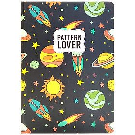 Sổ Crabit Pattern Lover Plain 120 Trang 1504 - Vũ Trụ