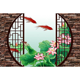 Tranh thêu động vật Die Lian Hua Con giáp tuổi Sửu YD246