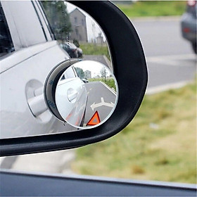Gương cầu lồi chống điểm mù (cặp) gắn kính chiếu hậu ô tô, xe hơi - Hàng Kpro chất lượng cao