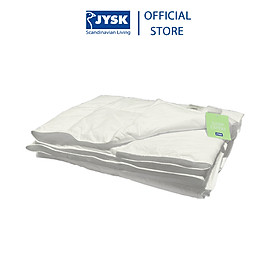Ruột chăn JYSK Skien polyester màu trắng - 200x220cm