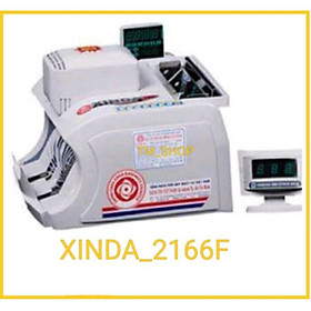 máy đếm tiền xinda_2166F, máy đa chức năng, phát hiện tiền lẫn loại chính xác, giảm tình trạng đếm sai số lượng tờ
