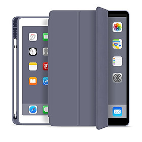 Bao da TPU cho iPad 10.2-inch Gen 7, Gen 8, Gen 9 Smart Case có khay đựng bút pencil