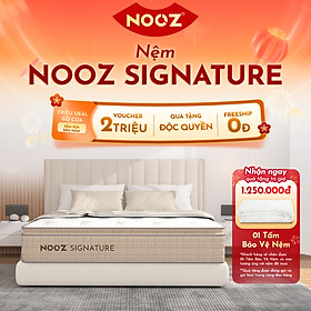 Nệm Foam NOOZ Signature Đệm Cao Su Thiên Nhiên Và Lò Xo Túi Nâng Đỡ 7 Vùng Cơ Thể NOOZ Home Goods