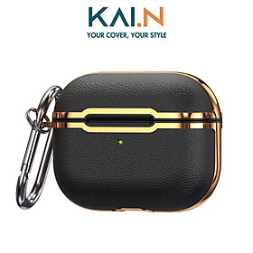 Ốp Case Dành Cho Airpods Pro 2, Kai.N TPU Leather, TPU Hoạ Tiết Da, Siêu Đẹp, Siêu Bền - Hàng Chính Hãng