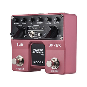 Phơ cục Octaver 2 Footswitch Cho Đàn Guitar MOOER TENDER OCTAVER Pro